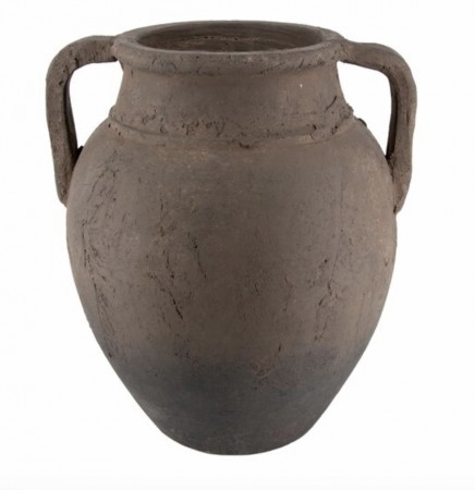 Holmen Camela - Vase Mørk brun 25x25x31cm Terrakotta