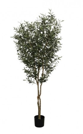 Kunstig Oliventre m/Oliven UV 180 cm
