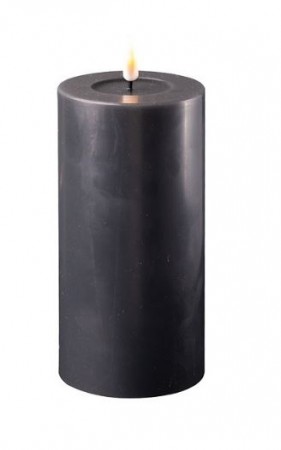 Deluxe Led Kubbelys Svart D7,5 H15